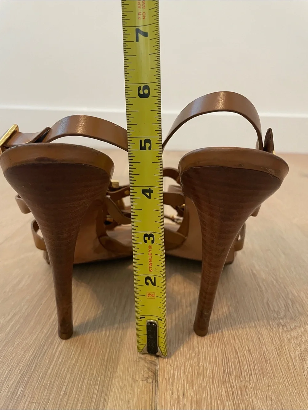Tory Burch Francesca Leather Gladiator High-Heel Sandals - Size 10